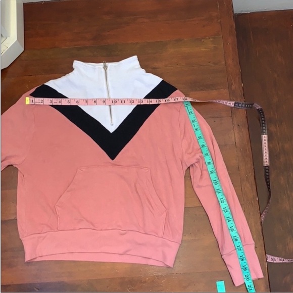 Like New Wildfox Blocked Soto Warm-Up Sport Raina Sweatsuit Mulled Rose Multi - Picture 15 of 15